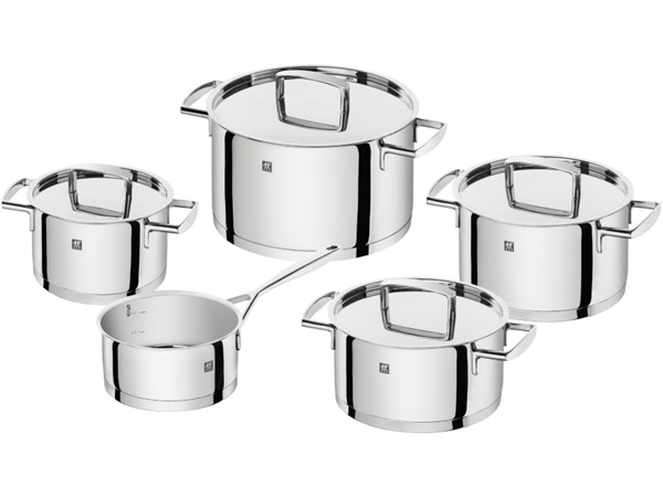 ZWILLING J.A.HENCKELS ITALIA Passion - Set 5 pentole acciaio inox 18/10