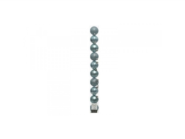 YES TOYS Tubo 10 palline, Ø 6 cm, azzurro