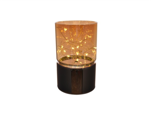 KAEMINGK Lampada elettrica, oro, 8x15 cm