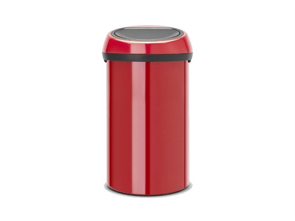 BRABANTIA TOUCH BIN pattumiera 60 litri - Passion Red