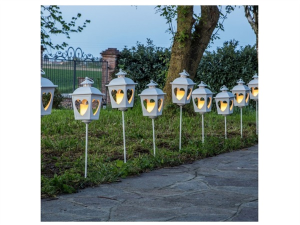LOTTI Lanterna led da giardino, 2 pz