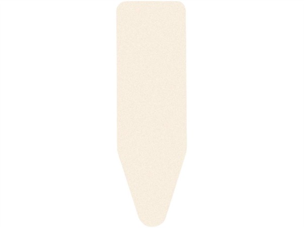 BRABANTIA Fodera per asse da stiro, cod. c, 124x45 cm, spugna 4mm + mollettone 4mm, ecru