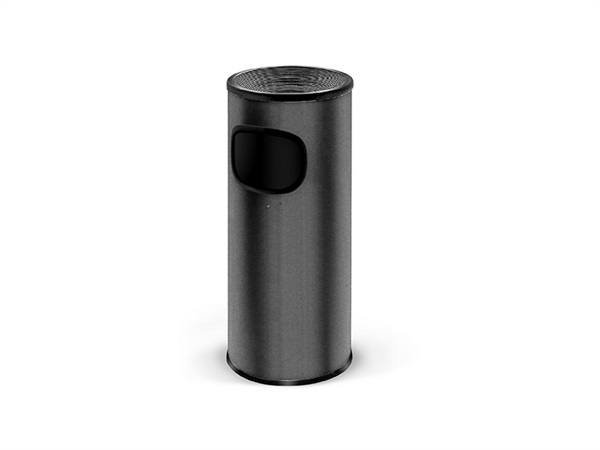 PERFETTO Posacenere/gettacarte smoke, nero, Ø 25 cm