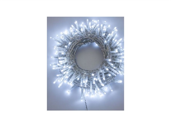 FIRMO BATTISTA E FIGLI Serie 320 led, cavo trasparente, bianco freddo, 31 m