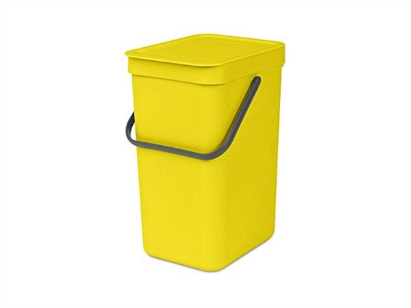 BRABANTIA Pattumiera sort & go - 16 lt - yellow
