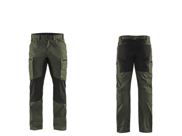 BLÅKLÄDER ITALIA SRL Pantalone Service 1459 4699 blåkläder verde militare/nero