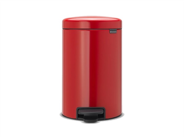 BRABANTIA Newicon a pedale pattumiera 12 litri - passion red