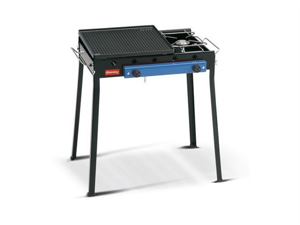 FERRABOLI Barbecue Ghisa Gas Combinato Ferraboli