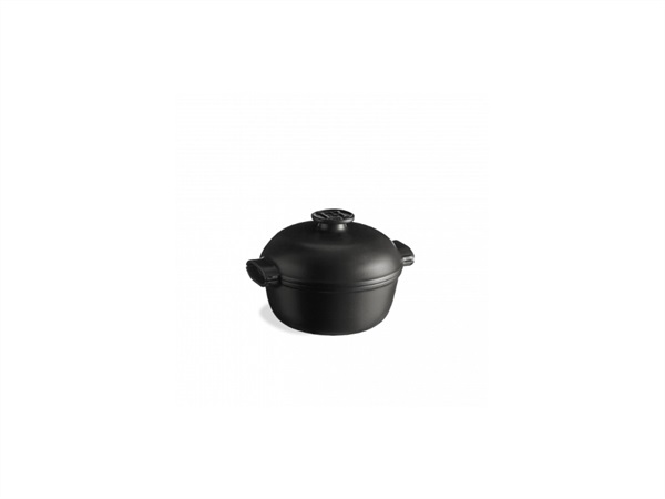 EMILE HENRY-EMILE & CO Cocotte piccola tonda cenere