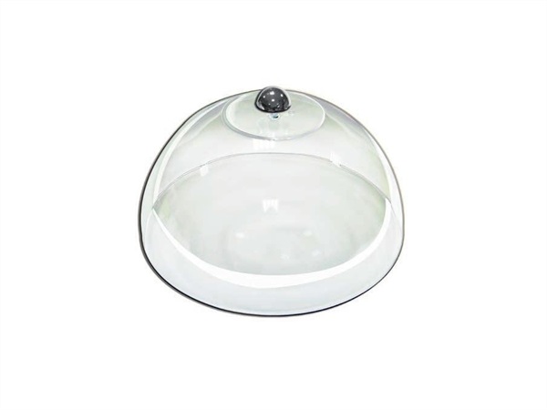 MONTINI GUERINO S.N.C. Cupola trasparente con pomolo plastica cromata