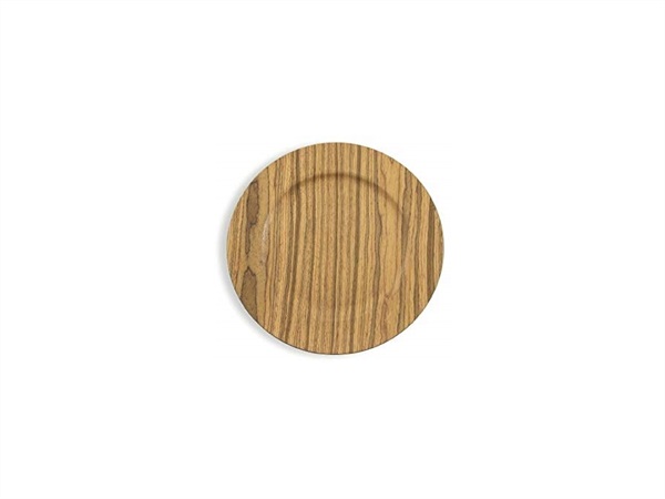 VILLA D'ESTE HOME TIVOLI Nature Sottopiatto Ø 33 cm legno vulcano, in plastica