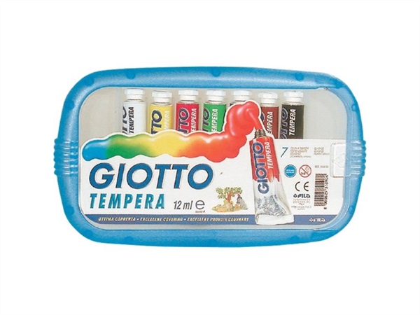 FILA Scatola 7 tubi tempera, 12 ml