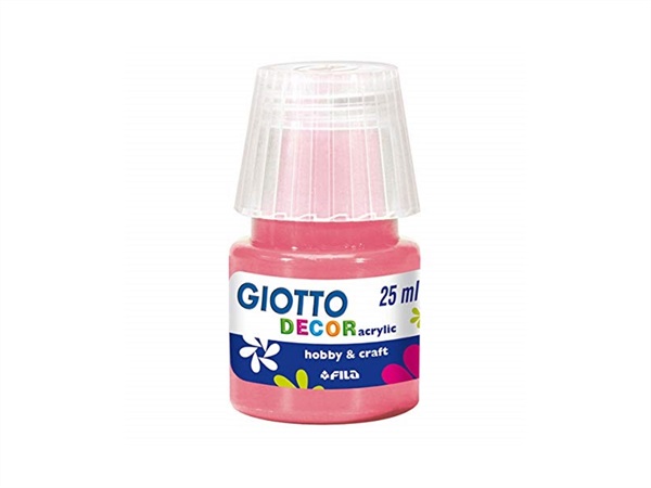 FILA Giotto decor, tempera acrilica, rosa pesca 25 ml