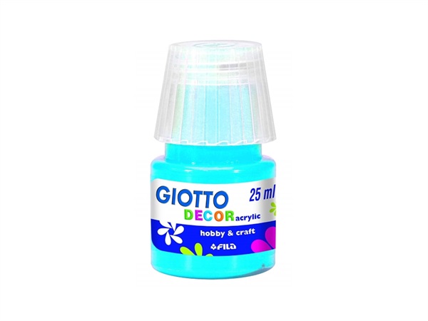 FILA Giotto decor, tempera acrilica, ciano 25 ml