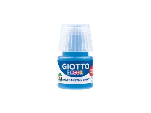 FILA Giotto decor, tempera acrilica, ciano 25 ml