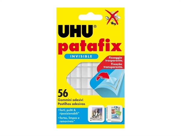 UHU Patafix invisibile - gommini adesivi trasparenti