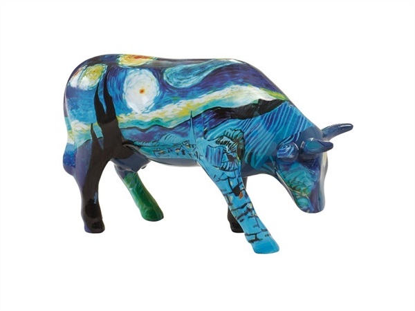 COWPARADE Vincent's cow ceramic M