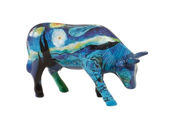 COWPARADE Vincent's cow ceramic M
