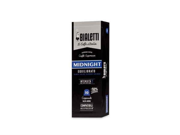 BIALETTI INDUSTRIE Capsule caffè compatibile nespresso gusto midnight