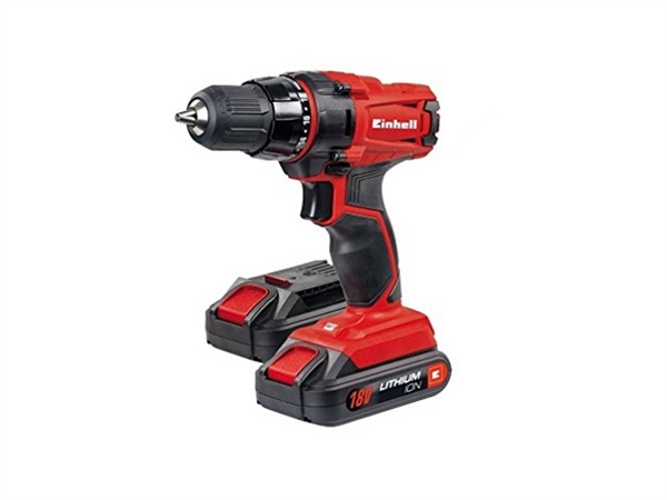 EINHELL Trapano avvitatore doppia batteria ioni di litio 18V, tc-cd 18-2 li