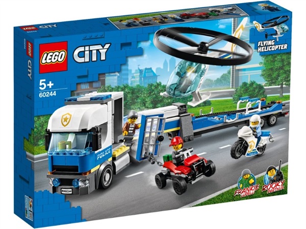LEGO Lego City - Trasportatore di elicotteri della polizia 60244