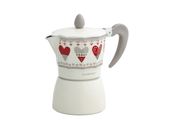 BRANDANI GIFT GROUP S.A.S. CAFFETTIERA HAPPY DAY 3 TAZZE ALLUMINIO