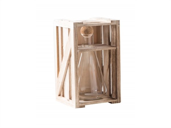 BRANDANI GIFT GROUP S.A.S. DECANTER ALCHIMIA IN VETRO BOROSILICATO CON TAPPO IN SUGHERO 750ML
