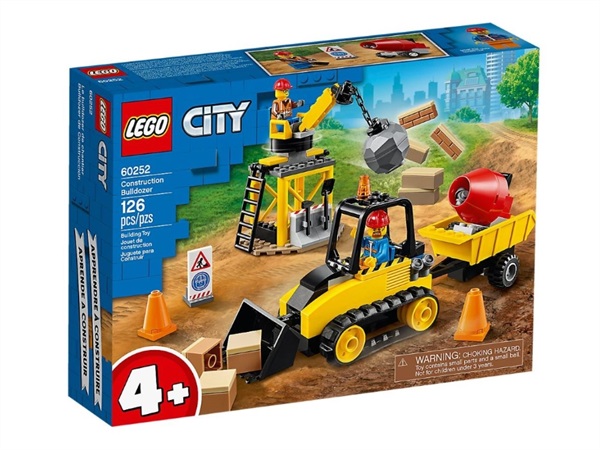 LEGO Lego city, bulldozer da cantiere 60252