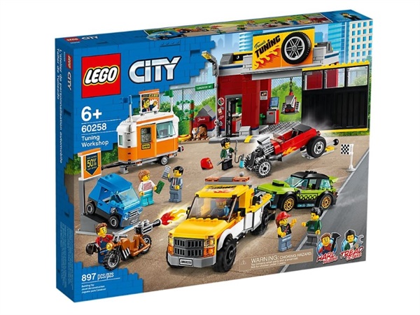 LEGO Lego city, autofficina 60258