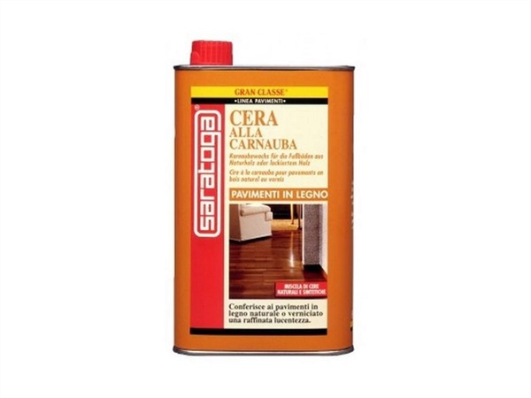 SARATOGA Cera carnauba per legno, 1 Lt
