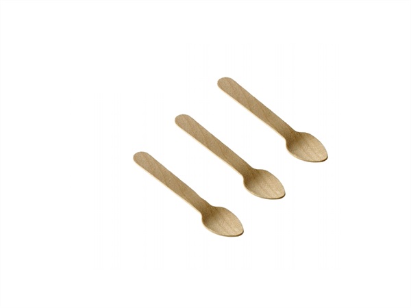 LEONE Cucchiaino in legno cm.9,5 - 48 pezzi