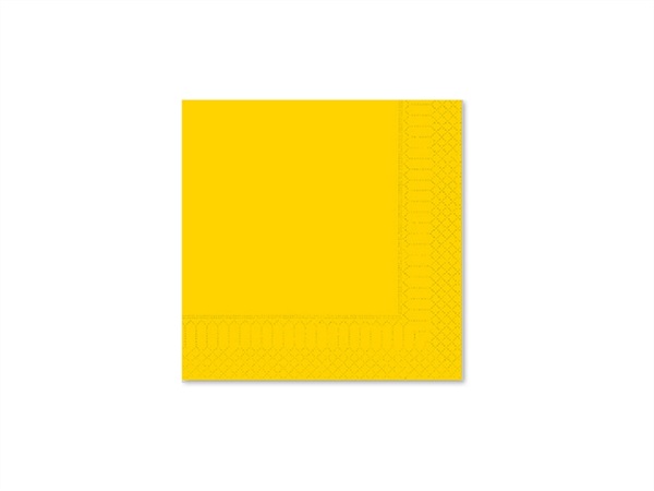 FATO Tovaglioli, 25x25 cm, 2 veli, giallo, confezione 100 pezzi