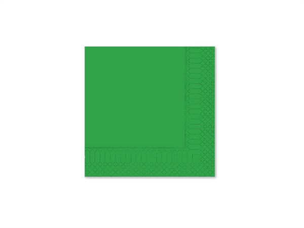 FATO Tovaglioli, 25x25 cm, 2 veli, verde smeraldo, confezione 100 pezzi