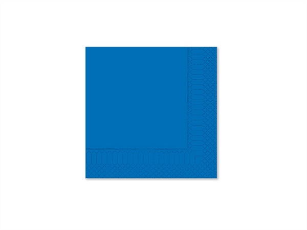 FATO Tovaglioli, 25x25 cm, 2 veli, blu genziana, confezione 100 pezzi