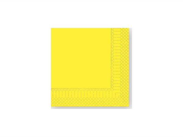 FATO Tovaglioli, 25x25 cm, 2 veli, giallo limone, confezione 100 pezzi