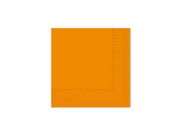FATO Tovaglioli, 33x33 cm, 2 veli, arancio, confezione 50 pezzi