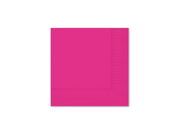 FATO Tovaglioli, 33x33 cm, 2 veli, fucsia, confezione 50 pezzi