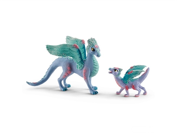 SCHLEICH Drago fiore madre e figlio