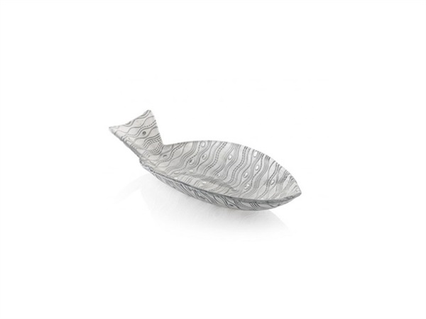 IVV Abissi Centro Cm. 59X27 Decoro Argento