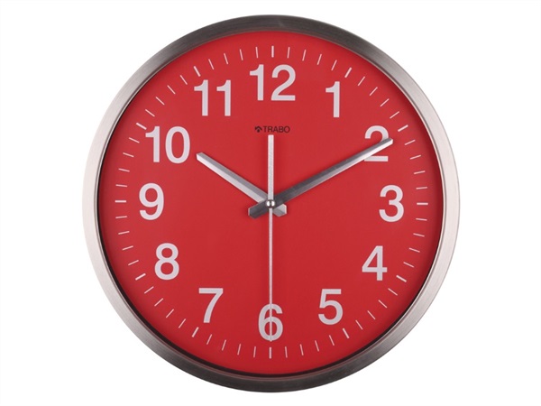 TRABO OROLOGIO DA PARETE KAPPA ROSSO