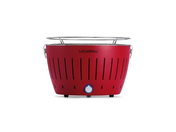 Barbecue da tavolo a carbonella con sistema brevettato antifumo LotusGrill® - Red