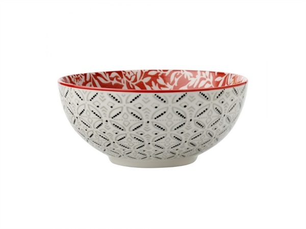 MAXWELL & WILLIAMS Boho ciotola damask red 18 cm