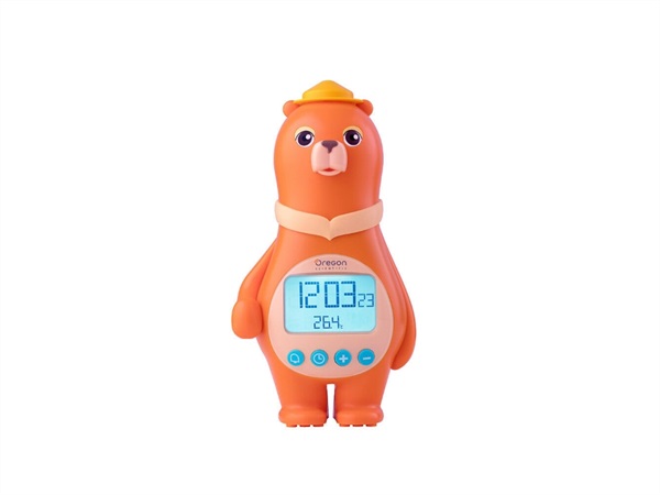 OREGON Orologio sveglia con temperatura, arancio