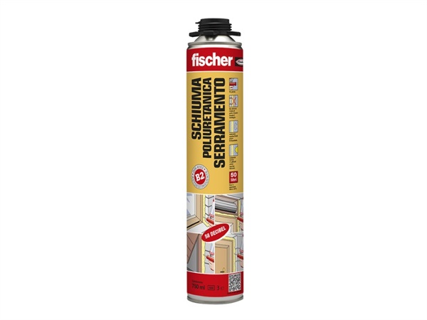 FISCHER Schiuma poliuretanica per la posa di telai di porte e finestre, PUP W 750