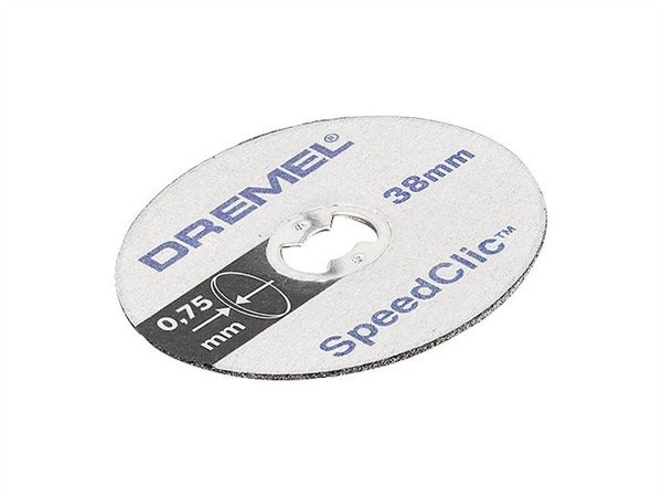 DREMEL Disco di taglio dritto, Ø 3,8 cm, per metalli, 5 pezzi