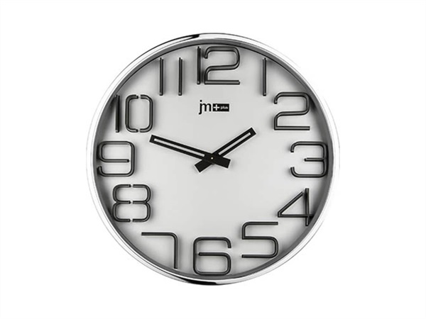 LOWELL Orologio da Parete in Metallo Cromato