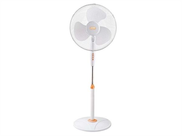 VINCO Ventilatore piantana bianca, 70708