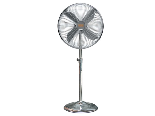 VINCO Ventilatore piantana cromato, 70719