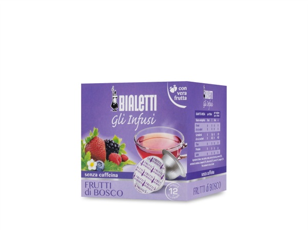 BIALETTI INDUSTRIE BOX 12 CAPSULE INFUSO FRUTTI DI BOSCO