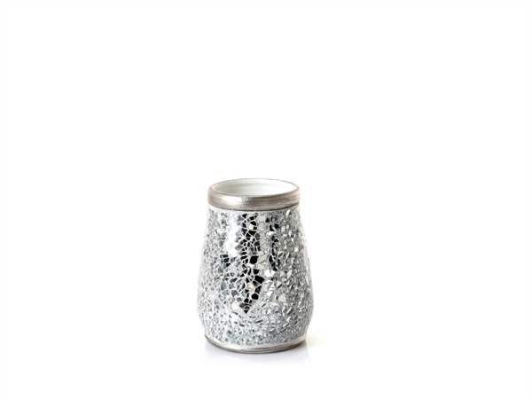 GEDY SPA Portaspazzolini g-myosotis grigio/argento